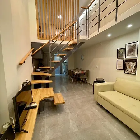Minimal Two-Floor Apartment Thessaloniki Exterior photo